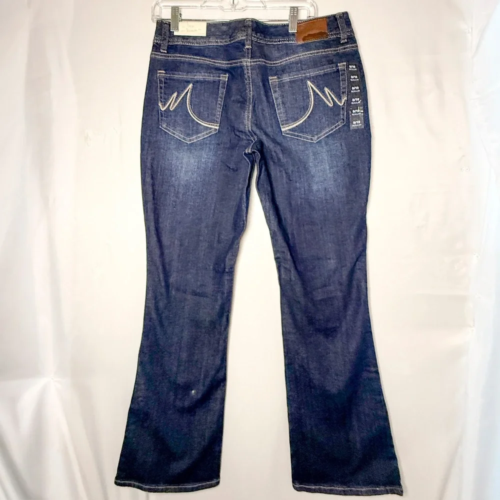 Maurices Premium NWT Bootcut Jeans Women's 9/10 Dark Wash Y2K Stretch Denim